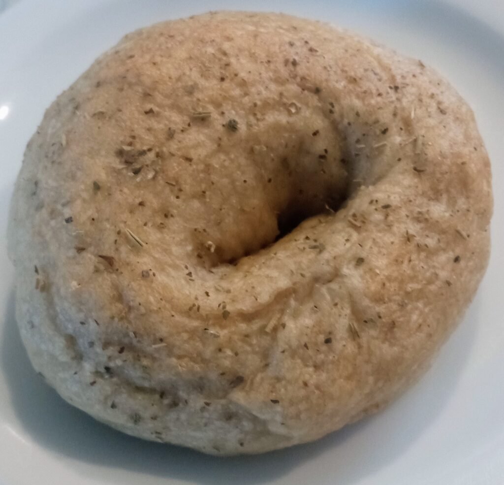 bagel with italian seasoning